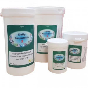 Daily Essentials1 - Water soluble multi vitamins and minerals for birds