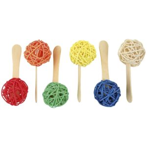 Popsicle Sticks Parrot Foot Toys - Pack of 6