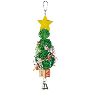 Vine Ball Christmas Tree Parrot Toy
