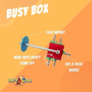 Busy Bird Busy Box Foraging Toy